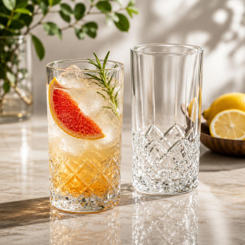 Diamond Pattern Drink Cups – 6 Pieces