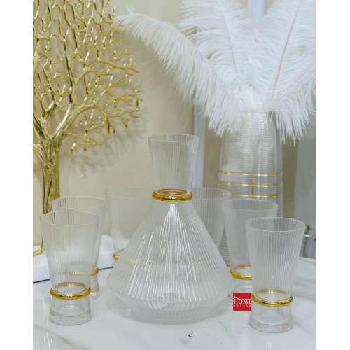 Gold Ring Long Cups | Elegant and Stylish Drinkware Set