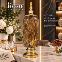 Elegant Glass Beverage Server