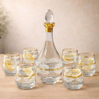 7-Piece Pitcher and Glass Set – Elegant & Durable Drinkware