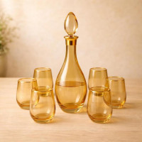 7-Piece Pitcher and Glass Set – Elegant & Durable Drinkware