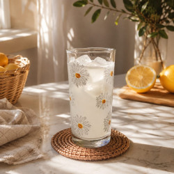 Floral Design Drink Cups – 6 Pieces