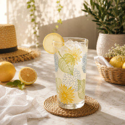 Floral Design Drink Cups – 6 Pieces