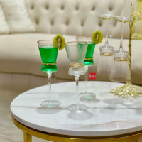Gold Ring Cups 290 ML | Elegant and Stylish Drinkware Set