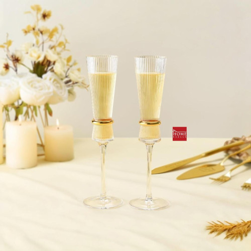 Gold Ring Cups 162 ML | Elegant and Stylish Drinkware Set