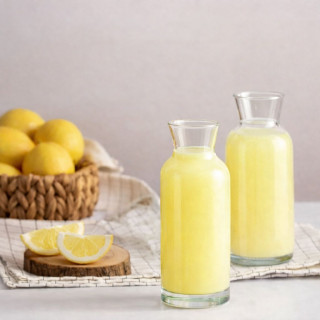 Mini Glass Carafe 350 ml | Clear Glass Beverage Server -1 piece