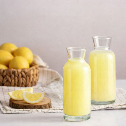 Mini Glass Carafe 350 ml | Clear Glass Beverage Server -1 piece