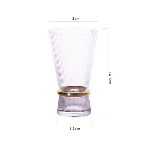 Gold Ring Long Cups | Elegant and Stylish Drinkware Set