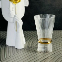 Gold Ring Long Cups | Elegant and Stylish Drinkware Set
