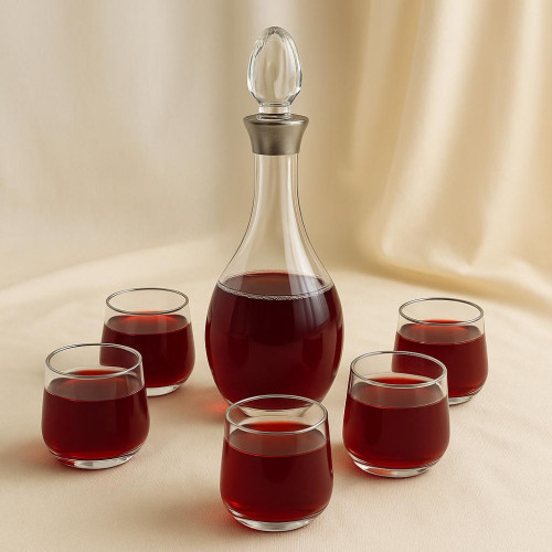 7-Piece Pitcher and Glass Set – Elegant & Durable Drinkware