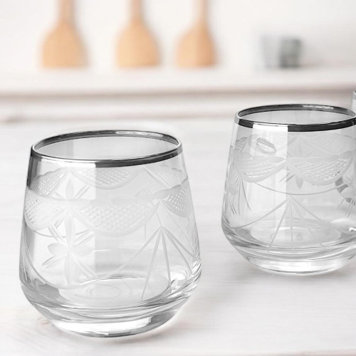 6-Piece 345ml Glass Drink Cups Set – Stylish & Durable Drinkware