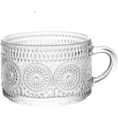 2 Pcs Sunflower Cups - Beautiful Floral Design Cups 2 Pcs Sunflower Cups - Beautiful Floral Design Cups