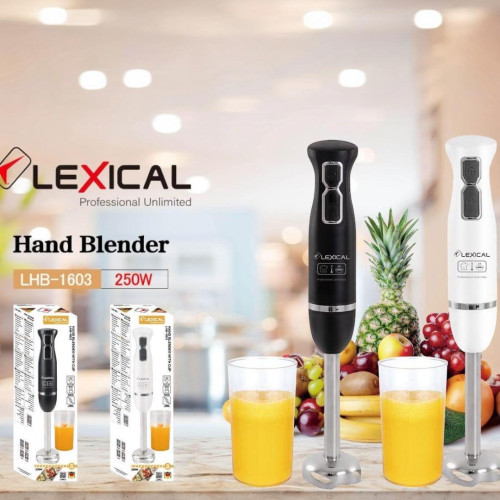 Hand Blender with Cup – Powerful & Compact Stick Blender 250W