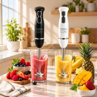 Hand Blender with Cup – Powerful & Compact Stick Blender 250W