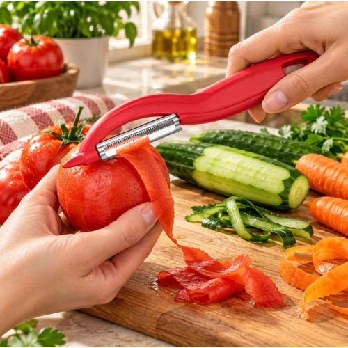 PRESTO EXPERT RED TOMATO PEELERS tescoma