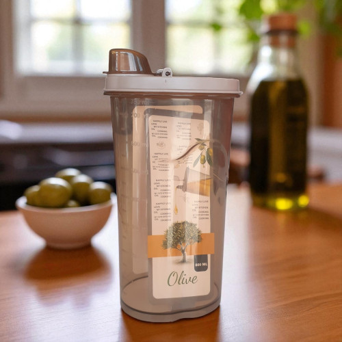 800ml Oil Bottle – Leak-Proof & Easy-Pour Dispenser