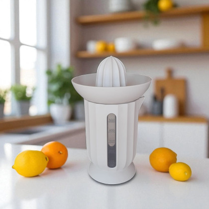 500 ml White Lemon Squeezer – Manual Citrus Juicer with Measuring Cup