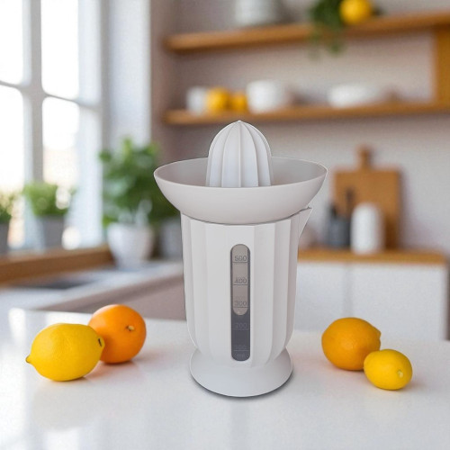 500 ml White Lemon Squeezer – Manual Citrus Juicer with Measuring Cup