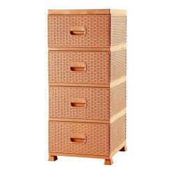 4 Drawers Plastic Storage Cabinet | Durable Storage Solution
