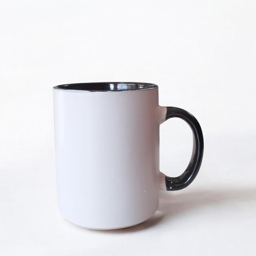 White and Black Porcelain Mug White and Black Porcelain Mug