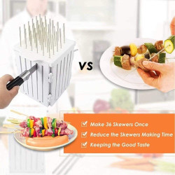 Meat Skewer Kebab Maker Box Machine Beef Meat Maker Grill Barbecue Kitchen Accessories Tools The Goods for Kitchen