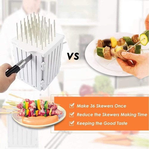 Meat Skewer Kebab Maker Box Machine Beef Meat Maker Grill Barbecue Kitchen Accessories Tools The Goods for Kitchen