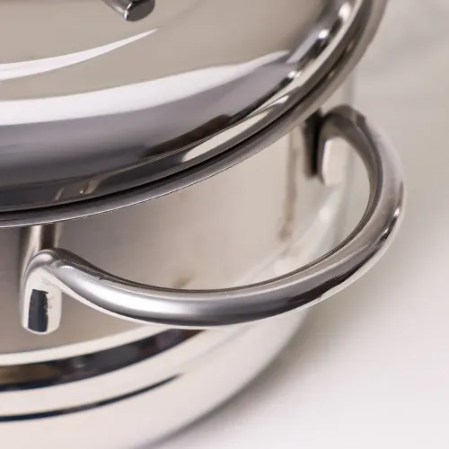 Bonera 18/10 Stainless Steel Deep Pot – 30 cm Cooking Pot with Lid (13 Litre) Bonera 18/10 Stainless Steel Deep Pot – 30 cm Cooking Pot with Lid (13 Litre)