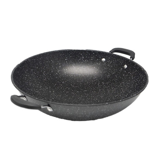Marble Coating Non-Stick Frying Pan 36 cm – Durable & Easy to Clean