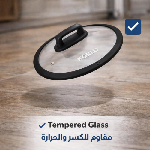 Köklo 30 cm Divided Cooking Pot With Silicone Glass Lid