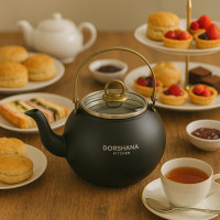 Dorshana Non Stick Aluminium Tea Pot – 1.5 Litre