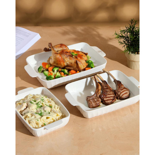 Baking Plate Set for Oven – 3 Pcs