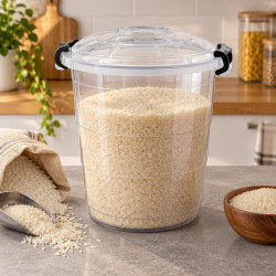Transparent Locked Bucket (22L)