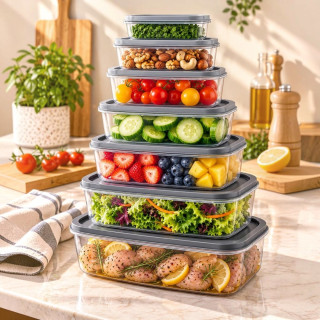 6-Piece Food Storage Container Set