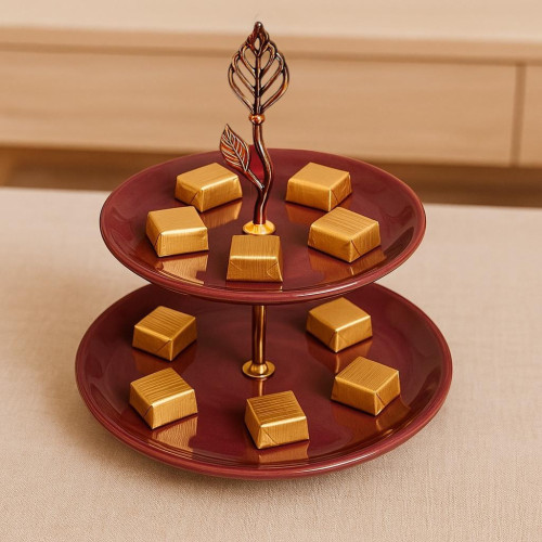Doreline, 2 Tier Cake Stand  Sweets Tray