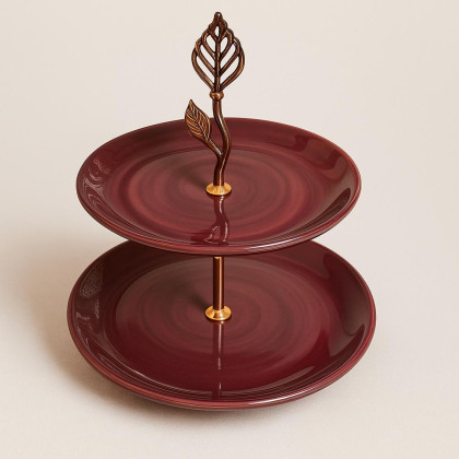 Doreline, 2 Tier Cake Stand  Sweets Tray