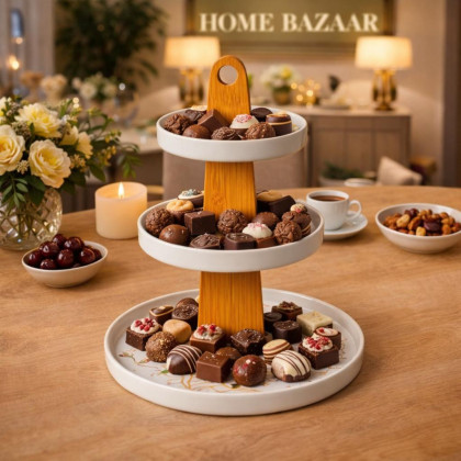 3-Layer Plate Stand