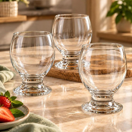 Clear Glass Bowl Set – 6 Pieces