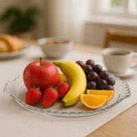 Oval Fruit & Patisserie Tray – Elegant Serving Platter for Fruits & Desserts