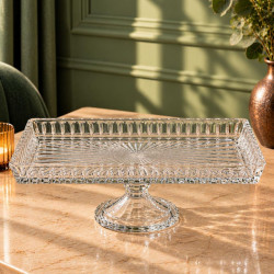 Rectangular Glass Serving Platter