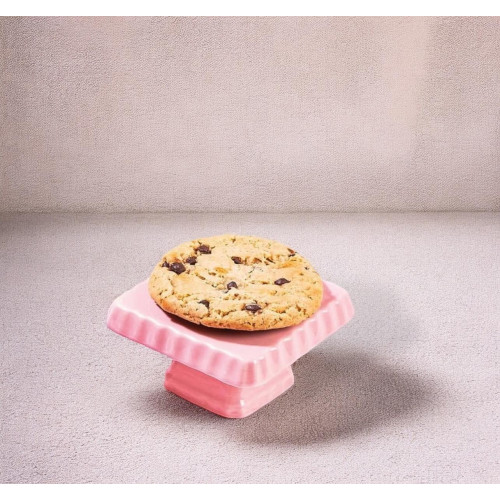 Tantitoni Stoneware Light Pink Square Cookie PERA PL170314AP Tantitoni Stoneware Light Pink Square Cookie PERA PL170314AP