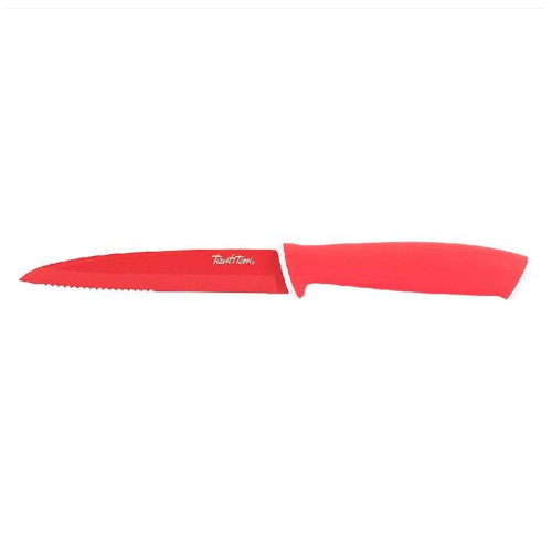 Tantitoni Set of 5 Blocks Red Santoku Knife HAWK Tantitoni Set of 5 Blocks Red Santoku Knife HAWK