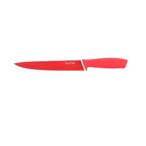 Tantitoni Set of 5 Blocks Red Santoku Knife HAWK Tantitoni Set of 5 Blocks Red Santoku Knife HAWK