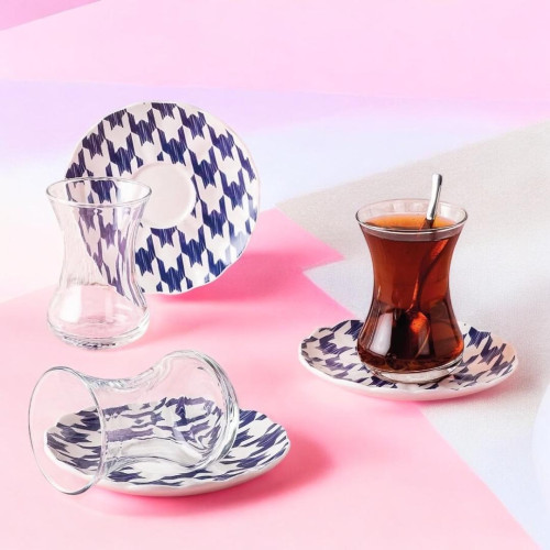 Tantitoni Tea Set 6 Persons/12 Pieces New Bone  Crowbar