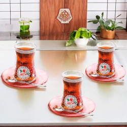 Tantitoni 12 PIECE BUTTERFLY EFFECT TEA CUP SET