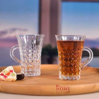 Tea Cups Set of 6 | Elegant and Durable Drinkware Collection