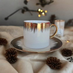 12 Pcs Creative Glass & Saucer Set,soleilteacup set,