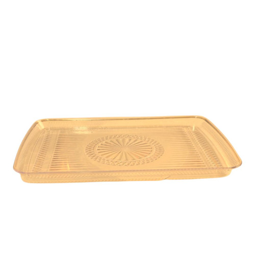 Elegant Gold Plexi Tray – Stylish & Durable Serving Solution