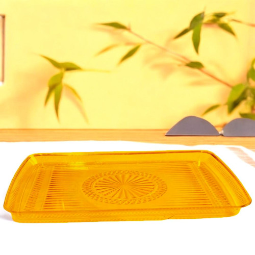 Elegant Gold Plexi Tray – Stylish & Durable Serving Solution