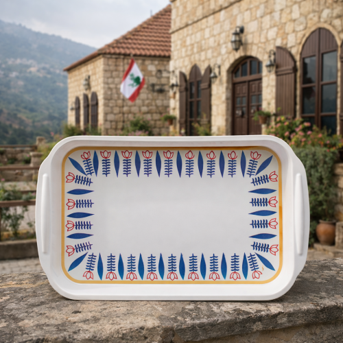 Traditional Melamine Serving Tray