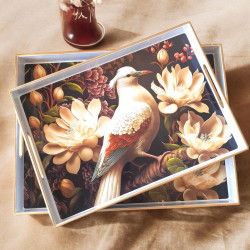 2 pcs,melamine tray set